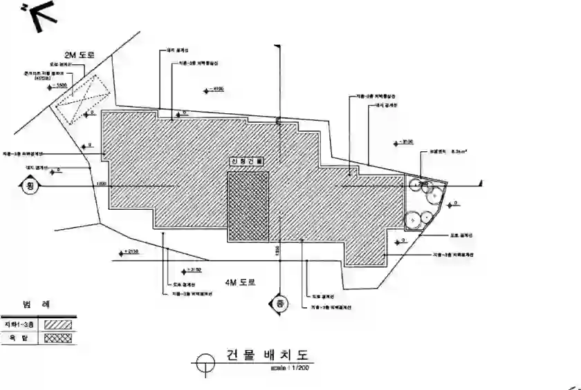 두원남산빌라5 배치도 이미지